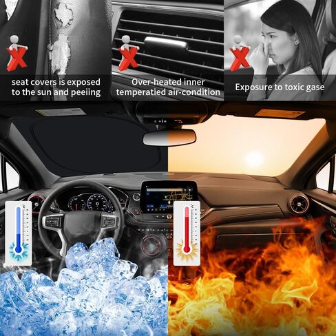 Car Sun Shade for Ford Edge 2015 2016 2017 2018 2019 2020 2021 2022 2023 2024 SUV Auto Interior Accessories Front Windshield Sunshade Foldable Insulation Protector Window Curtains Cover Visor in Saudi Arabia