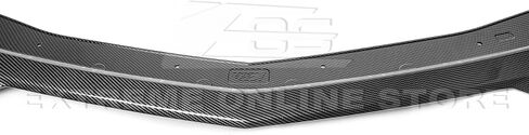 Replacement For 2016-Present Chevrolet Camaro SS 2019-Present LT LS RS Models | Second Generation Refresh Style Front Bumper Lip Splitter Fascia Extension (ABS Plastic - Matte Black) in Saudi Arabia
