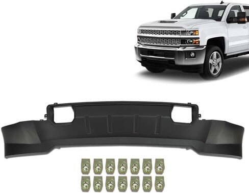 Air Dam Deflector Valance Compatible with Chevy Silverado 2500HD 3500HD 2015-2019 w/Chrome Bumper 22978557, GM1092252 in Saudi Arabia