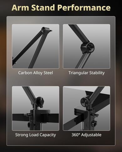 2 حزمة LED Video Light Kit ، إضاءة التصوير الفوتوغرافي Ubeesize ، 13 "أضواء استوديو مع حامل ثلاثي القوائم وحامل ترايبود وحاملات ترايبود ، إضاءة بودكاست لتسجيل الفيديو ، المكياج ، البث المباشر ، Tiktok ، YouTube in Kuwait