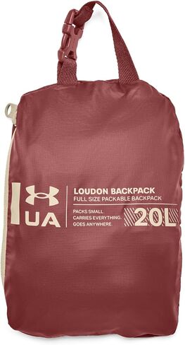 Under Armour Unisex-Adult Loudon Packable Backpack, (001) Black / / Metallic Gun Metal, One Size Fits All in Saudi Arabia