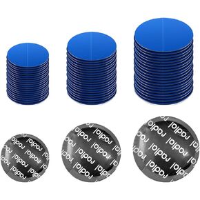 90PCS Tire Repair Patch, 32mm 42mm 58mm Rubber Tyre Puncture for Fast Repair, Round Auto Tire Repair Tool for Car Truck Motorcycle Inner Tire, Universal Car Accessories in Kuwait