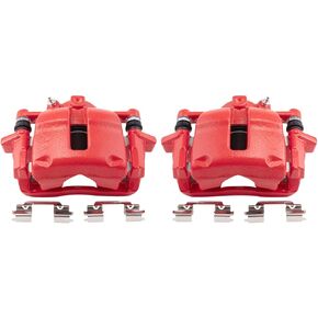 Front Performance Brake Caliper Set Red Compatible with 2007-2015 Mini Cooper in Saudi Arabia