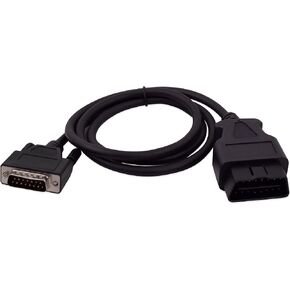 OBD2 OBDII Cable Fits for Cen Tech Code Reader Scanner Models 60693 60694 60794 62119 62120,ODB2 Connector Cable to 15-Pin Male Adapter Cable (Adapter Cable Total Length 4-FT) ﻿ in Saudi Arabia