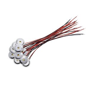 10 PCS Piezoelectric Piezo Ceramic Wefer Plate DIA 15mm for Buzzer Supeaker + Aluminium Shell in Kuwait