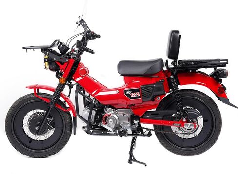 رف خلفي للدراجة النارية Trail 125 لـ CT125 Hunter Cub (JA55/JA65) 2020-2024 رف أمتعة ممتد للذيل الخلفي لتخزين البضائع رف Trail 125 CT125 125cc Street ملحقات الدراجات النارية الصغيرة in Saudi Arabia