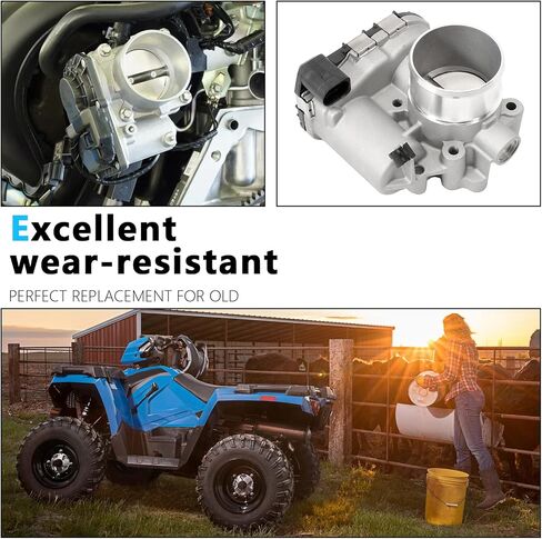 Throttle Body Electronic Throttle Control Fits for Polaris 2016-2025 Sportsman 570 450 2013-2025 Ranger 570 900 1000 2015-2025 RZR 570 900 1000 2016-2025 RZR Turbo PRO Replace 1204455 in Saudi Arabia