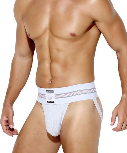 Arjen Kroos Men's Athletic Supporter Workout Running Jockstrap Underwear With Wide Band in Kuwait