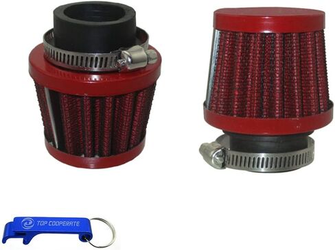 مرشح TC-Motor 2PCS 28 مم مشبك على EMGO 12-55728 XR50 CRF50 CT70 CB50J MB5 SS50 DT50 RD50MX GT50 OR50 TS50R XKE ZR50KK in Saudi Arabia