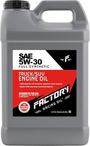 زيت سباق المصنع SAE 5W-30 زيت الشاحنة الاصطناعية الكاملة ، API SP GF-6A ، 2.5 جالون in Saudi Arabia