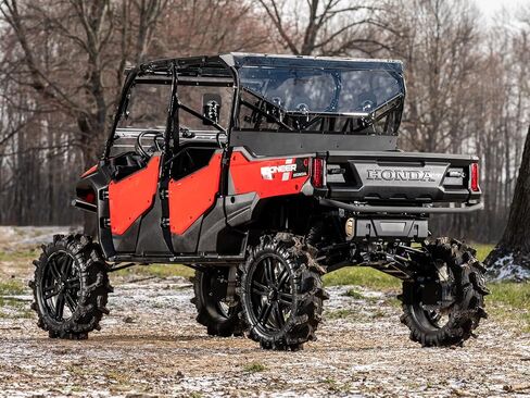 Superatv الخلفي الزجاج الأمامي متوافق مع 2023+ هوندا بايونير 1000-6 | الولايات المتحدة صنعت | يحمي ضد الحطام | بذور البولي ملون برف | ملاءمة خالية من الحشرجة in Saudi Arabia