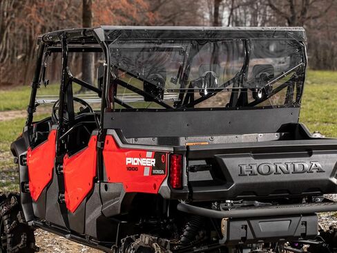 Superatv الخلفي الزجاج الأمامي متوافق مع 2023+ هوندا بايونير 1000-6 | الولايات المتحدة صنعت | يحمي ضد الحطام | بذور البولي ملون برف | ملاءمة خالية من الحشرجة in Saudi Arabia