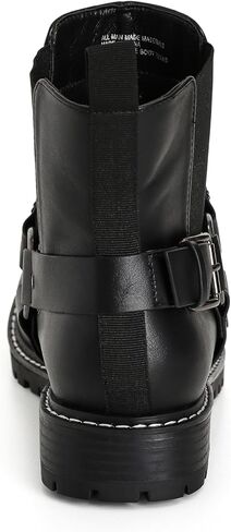 City Chic Women's WIDE FIT Texas Ankle Boot, Black in Saudi Arabia
