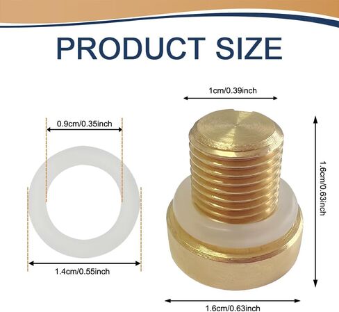Radiator Coolant Expansion Tank Bleeder Screw, Automotive Replacement Engine Coolant Recovery Kits, Radiator Expansion Tank Drain Screw with Rubber O-ring for X1 X3 E46, Replace OEM#17111712788 in Saudi Arabia