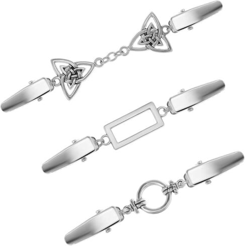 3 PCS Clips Vintage Dress Clips Back Cinch ، Shawl Sweater Brooch Shirt Clips for Women Clothing Cincher Clip Clip Retro Cardigan Clips Clips Clips for Women Girls ، 3 Styles in Saudi Arabia