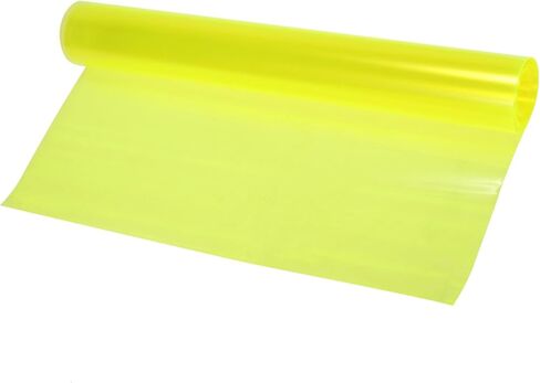 Vinyl Air Tint Wrap Film Protection Roll 30x120cm 12x47 Inch for Car Headlight Taillight Fog Light Sider Marker Light Fluorescent Yellow Auto Replacement Parts in Saudi Arabia