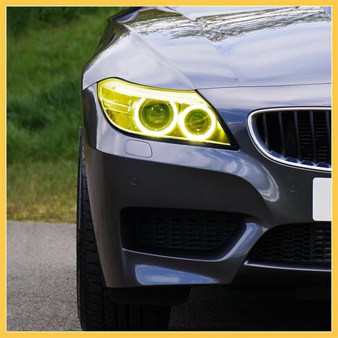 Vinyl Air Tint Wrap Film Protection Roll 30x120cm 12x47 Inch for Car Headlight Taillight Fog Light Sider Marker Light Fluorescent Yellow Auto Replacement Parts in Saudi Arabia