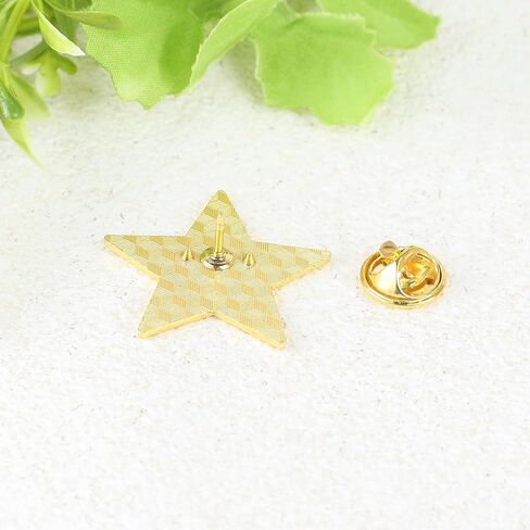 Doing My Best Gold Star Enamel Pin, Motivational Brooch Pin, Gift For Her Him Teachers Coworker, Inspirational Lapel Badge, Lucky Star Brooches, Positive Vibes Decorative Jewelry Accessories For Backpack Jacket Hat in Saudi Arabia