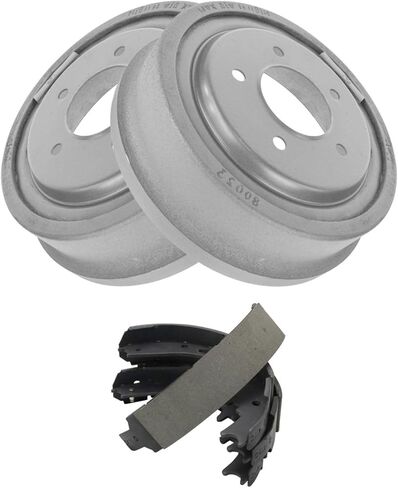 Brake Drum & Shoe Rear LH Left RH Right Kit Set Compatible with 1997-2003 Ford F-150 in Saudi Arabia