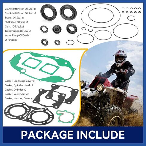 طقم ختم محرك محرك كامل الأداء المتين لـ Yamaha Banshee 350 YFZ350 1986-2006 in Kuwait