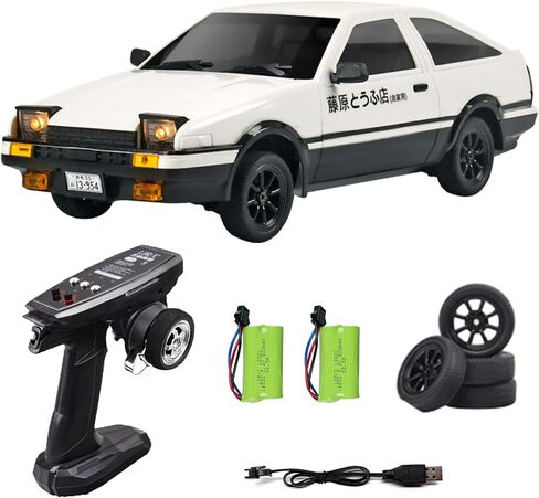 LD1899 1/18 RC Drift Car GTR R34 2.4GHz RWD with Gyroscope on-Road Alloy Body Shell Racing Cars Radio Control (Blue) in Saudi Arabia