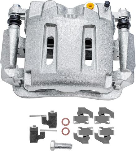 Detroit Axle - Front Brake Kit for 05-12 Ford F-250 Super Duty, 05-07 F-350 Super Duty, Disc Brake Caliper Ceramic Brake Pads 2005 2006 2007 Replacement in Saudi Arabia