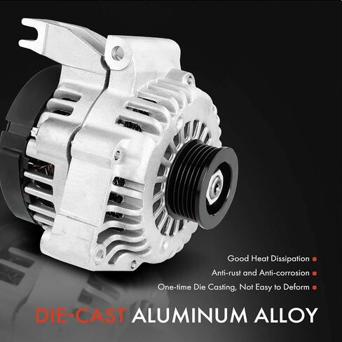 A-Premium Lovelator متوافق مع Buick Lesabre Pontiac Bonneville 2000 2001 2002 2003 2004 V6 3.8L ، 12V 105a Procketwork 6-Grove Pulley ، استبدل# 10464439 ، 10480411 ، 25744164 in Saudi Arabia