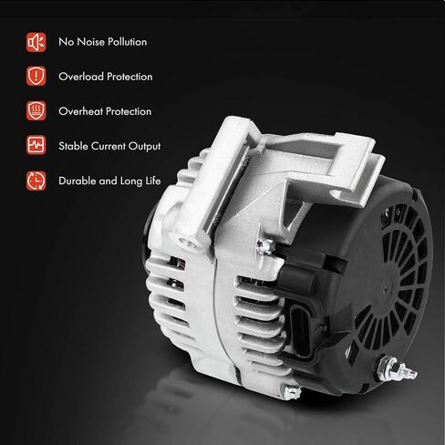 A-Premium Lovelator متوافق مع Buick Lesabre Pontiac Bonneville 2000 2001 2002 2003 2004 V6 3.8L ، 12V 105a Procketwork 6-Grove Pulley ، استبدل# 10464439 ، 10480411 ، 25744164 in Saudi Arabia