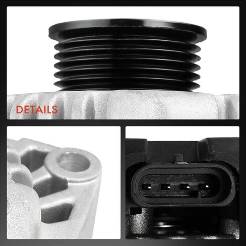 A-Premium Lovelator متوافق مع Buick Lesabre Pontiac Bonneville 2000 2001 2002 2003 2004 V6 3.8L ، 12V 105a Procketwork 6-Grove Pulley ، استبدل# 10464439 ، 10480411 ، 25744164 in Saudi Arabia