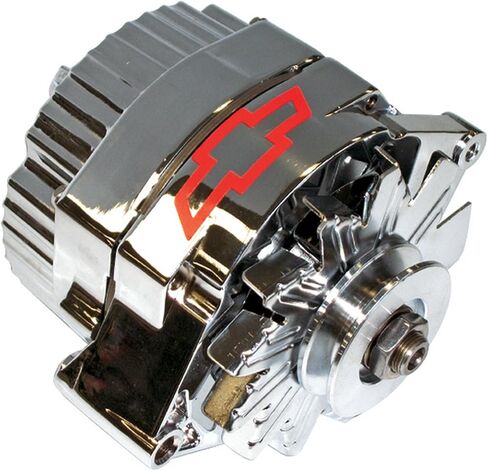 Proform 141-657 100 AMP 10SI Chrome Finish 1-Wire المولد مع منظم داخلي وشعار Red Bowtie لـ GM in Saudi Arabia