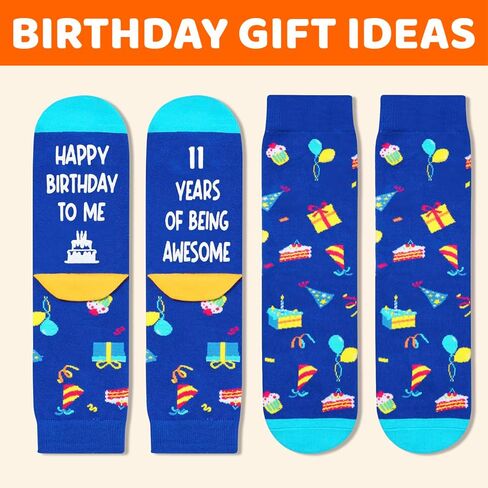 Zmart 12th Birthday Gifts Ideas Socks - Gifts for 12 Year Old Tween Girls Boys, Gift for Preteen Girls Boys Age 12, Presents for 12 Year Olds 2 Pack in Saudi Arabia