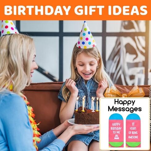 Zmart 12th Birthday Gifts Ideas Socks - Gifts for 12 Year Old Tween Girls Boys, Gift for Preteen Girls Boys Age 12, Presents for 12 Year Olds 2 Pack in Saudi Arabia