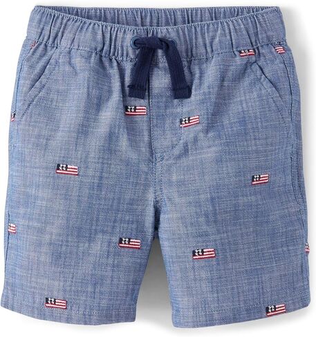 Gymboree,Boys,and Toddler Pull On Shorts,5T,Navy Baseball in Saudi Arabia