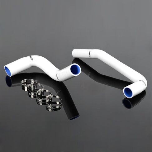PIT66 Silicone Radiator Hose Kit with Clamps Compatible with Jeep Wrangler YJ/TJ 2.4/4.2L 1987-2006 Black in Saudi Arabia