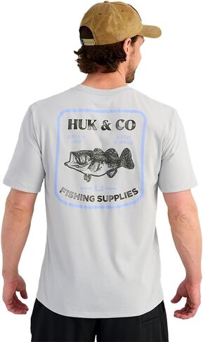 HUK Short Sleeve Performance Tee, Fishing T-Shirt for Men in Saudi Arabia