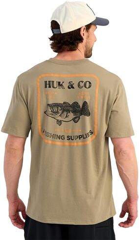 HUK Short Sleeve Performance Tee, Fishing T-Shirt for Men in Saudi Arabia