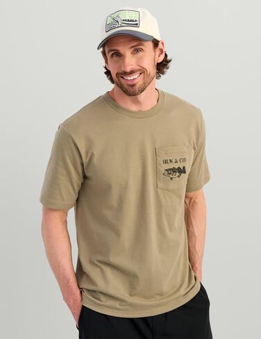 HUK Short Sleeve Performance Tee, Fishing T-Shirt for Men in Saudi Arabia