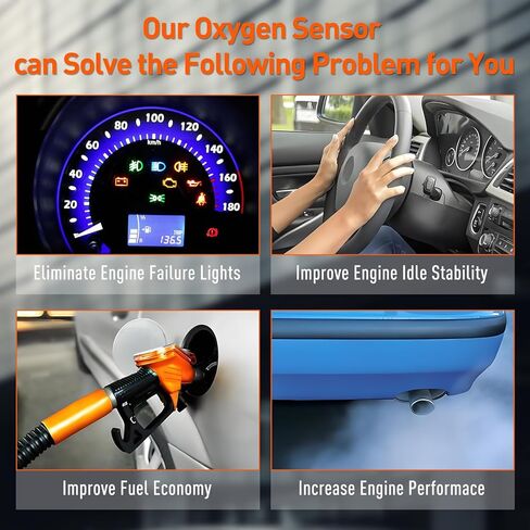 Oxygen O2 Sensor 234-4587, Automotive Replacement 02 Sensors Upstream Downstream Compatible with Jeep for Wrangler for Grand for Cherokee for Dodge for Ram 2344587 68144248AA in Saudi Arabia