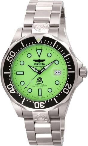 Invicta Men's 10641 Pro Diver Automatic Green Dial Stainless Steel Watch in Saudi Arabia