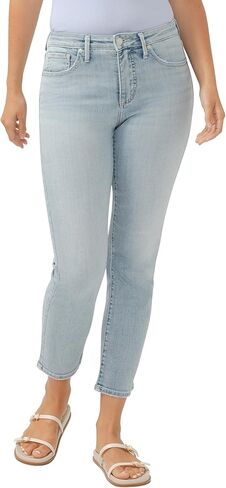 Silver Jeans Co. Women's Isbister High Rise Straight Leg Jeans in Saudi Arabia
