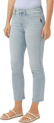 Silver Jeans Co. Women's Isbister High Rise Straight Leg Jeans in Saudi Arabia