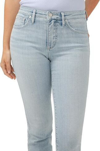 Silver Jeans Co. Women's Isbister High Rise Straight Leg Jeans in Saudi Arabia