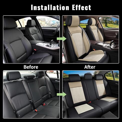 تغطي مقعد السيارة مجموعة كاملة ل Mazda CX5 CX 5 2013-2023 2024 2025 ، أغطية مقعد من الجلد الحريري المبرد للتنفس ، 5 مقاعد لملحقات Mazda CX-5 (Black & Beige) in Kuwait