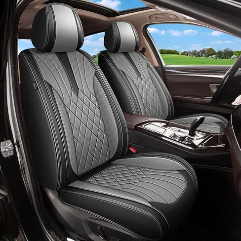 تغطي مقعد السيارة مجموعة كاملة ل Mazda CX5 CX 5 2013-2023 2024 2025 ، أغطية مقعد من الجلد الحريري المبرد للتنفس ، 5 مقاعد لملحقات Mazda CX-5 (Black & Beige) in Kuwait