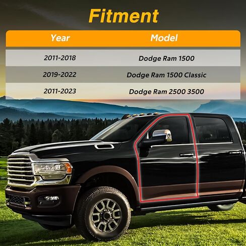Door Handle Latch Cable Front Left Driver Side Compatible with Dodge Ram 1500 2011-2018，Ram 1500 Classic 2019-2022，Ram 2500 3500 2011-2023 Replace# 05165721AA 912-610 in Saudi Arabia
