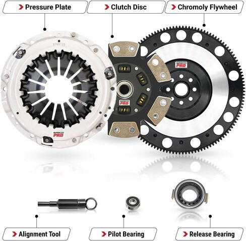 CMP Stage 3 Race Clutch Kit with Chromoly Flywheel Fits Saab 06 9-2X, 06 Baja 06-13 Forester 06-14 Impreza WRX 05-06 Legacy GT Spec B 05-09 Outback 07-12 Legacy GT 15-17 WRX 2.0L 2.5L DOHC Turbo in Saudi Arabia