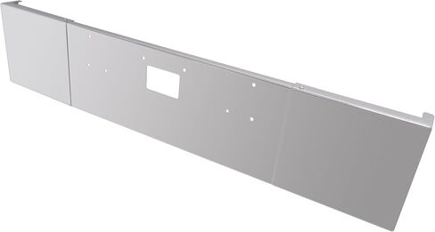 KUAFU 20" Front Bumper Assembly Compatible with 1987-2007 Peterbilt 357, 378, 379 Square Bumper W/Boxed End, Mounting & Tow Holes Without Fog Light Holes Steel Chrome 3PCS in Saudi Arabia