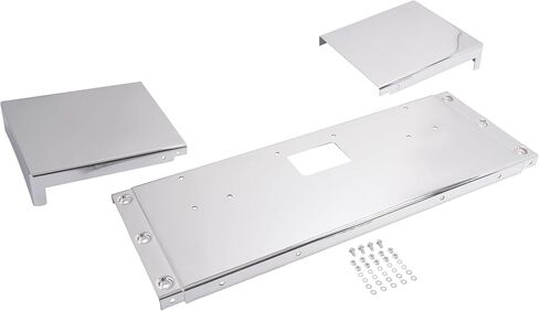 KUAFU 20" Front Bumper Assembly Compatible with 1987-2007 Peterbilt 357, 378, 379 Square Bumper W/Boxed End, Mounting & Tow Holes Without Fog Light Holes Steel Chrome 3PCS in Saudi Arabia
