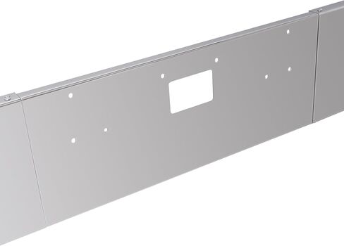 KUAFU 20" Front Bumper Assembly Compatible with 1987-2007 Peterbilt 357, 378, 379 Square Bumper W/Boxed End, Mounting & Tow Holes Without Fog Light Holes Steel Chrome 3PCS in Saudi Arabia