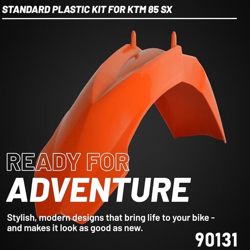 Polisport Motocross (MX) Replica Plastic Kit for KTM SX 85 (2006-12) – OEM Quality, Durable, Flexible & Perfect Fit – Orange in Kuwait